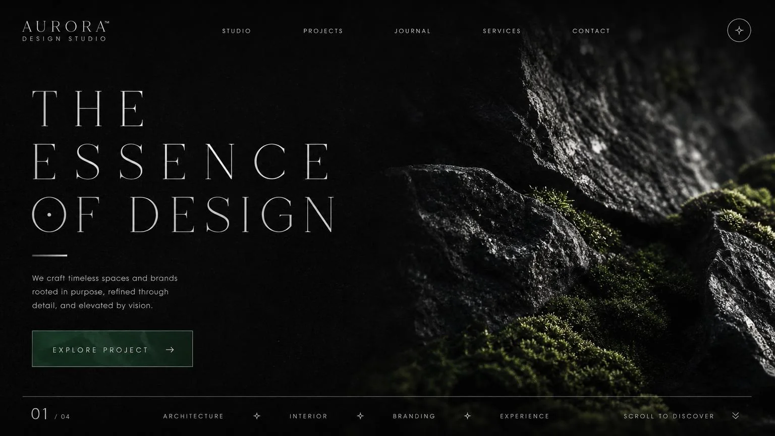 Design studio: example website built with Lovable