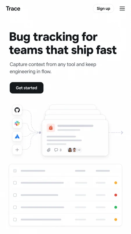 Developer tools: mobile version of a Lovable website