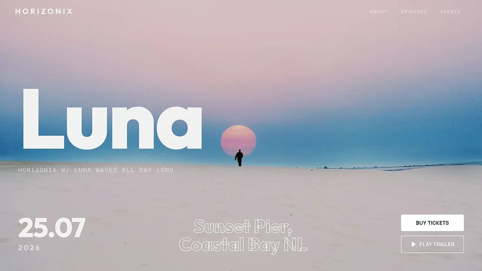 Music: example website built with Lovable