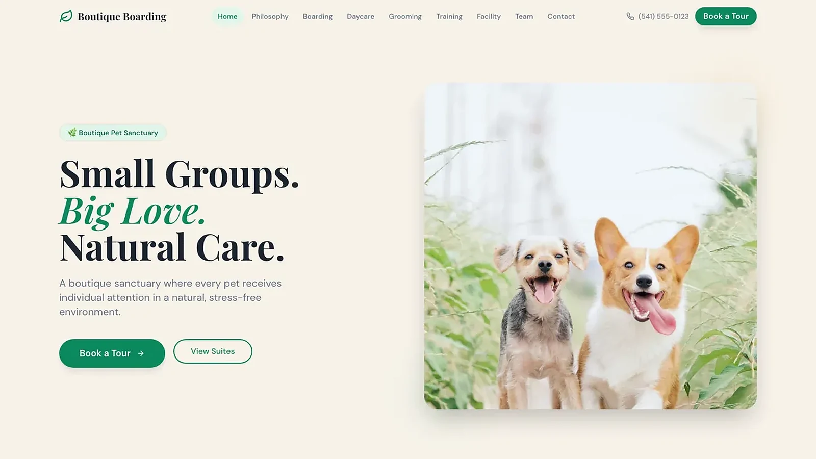 Pet care: example website built with Lovable